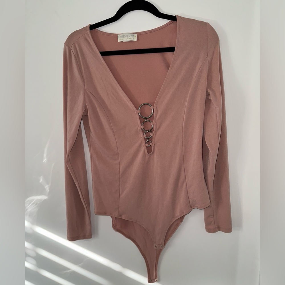 Pink Nude Body Suit
